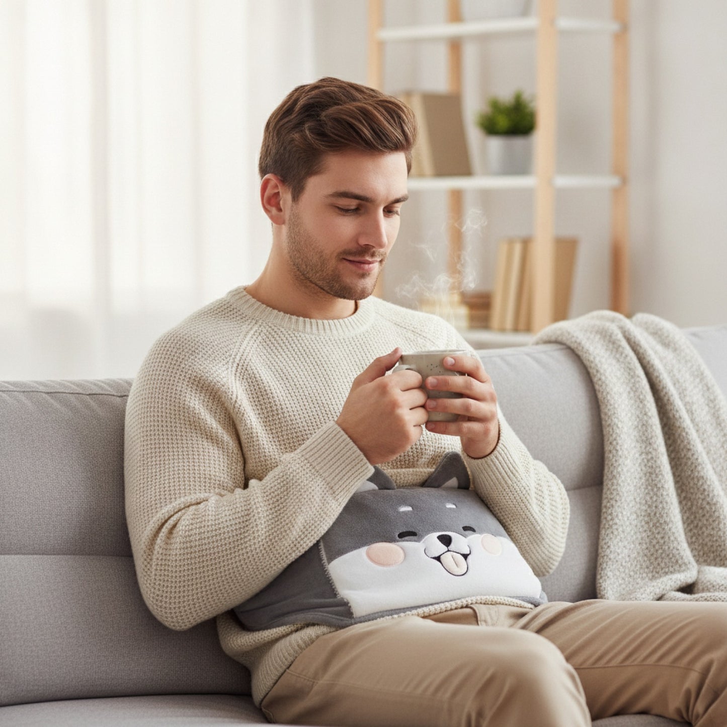 Bouillotte Eau Peluche avec Ceinture : votre alliée douceur contre les douleurs du quotidien